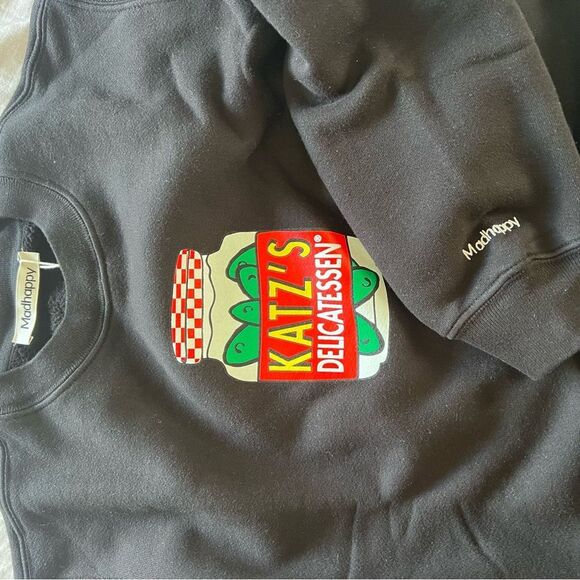 Madhappy x Katz’s Delicatessen Limited Edition Fleece Sweatshirt Unisex XS NEW - Picture 5 of 7